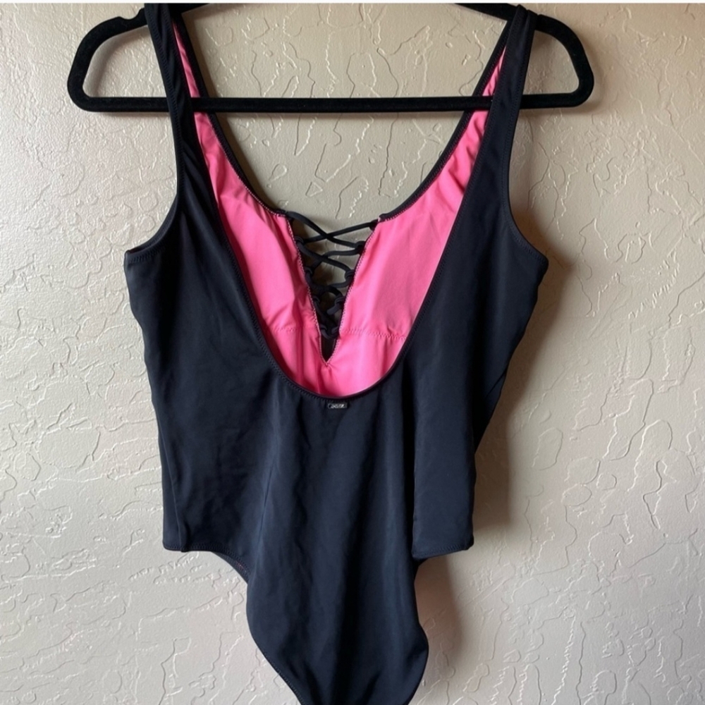 Victoria’s Secret Pink one piece lace up swimsuit - Picture 2 of 7